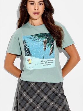 Women’s Richard Scarry Bunny Short Sleeve Graphic T-Shirt - Sage Green L